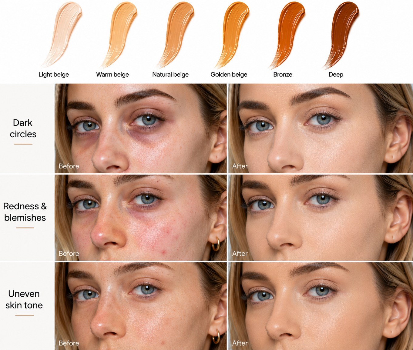 Body Coverage Perfector – Body Makeup for the Face, Arms & Body