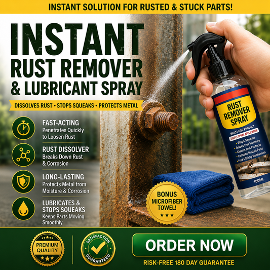 Last Day Promotion 50% OFF🔥2026 Multi-Purpose Rust Remover Spray & Lubricant