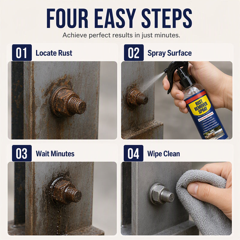 Last Day Promotion 50% OFF🔥2026 Multi-Purpose Rust Remover Spray & Lubricant